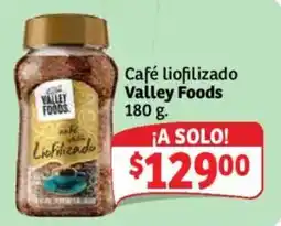 Soriana Mercado Valley Foods Café Liofilizado oferta