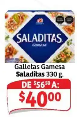 Soriana Mercado Galletas Gamesa Saladitas oferta