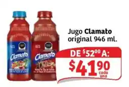 Soriana Mercado Jugo Clamato original oferta