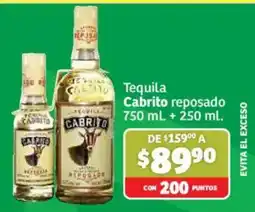 Soriana Mercado Tequila Cabrito reposado oferta