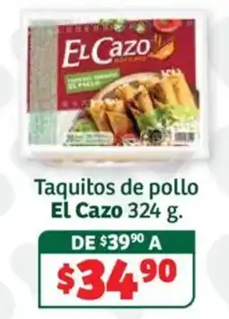 Soriana Híper El Cazo taquitos de pollo oferta