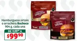 Soriana Híper Bachoco hamburguesa sirloin o arrachera oferta
