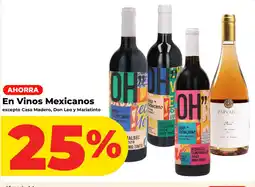 HEB OH Vinos Mexicanos oferta