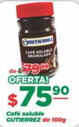 Super Gutiérrez Gutierrez café soluble granulado oferta
