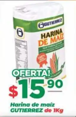 Super Gutiérrez Harina de maíz Gutierrez oferta