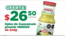 Super Gutiérrez herdez salsa de guacamole picante oferta