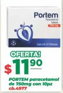 Super Gutiérrez Portem paracetamol oferta