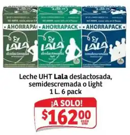 Soriana Mercado Lala leche UHT deslactosada semidescremada o light oferta