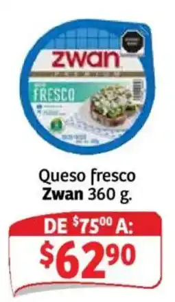 Soriana Mercado Zwan Queso fresco oferta