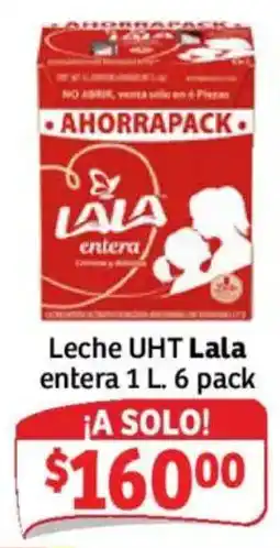 Soriana Mercado Lala leche uht entera oferta