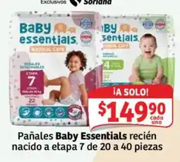 Soriana Mercado Baby Essentials oferta