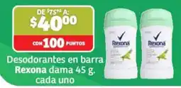 Soriana Mercado Rexona desodorantes en barra oferta