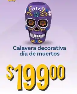 Soriana Mercado Calavera decorativa día de muertos oferta