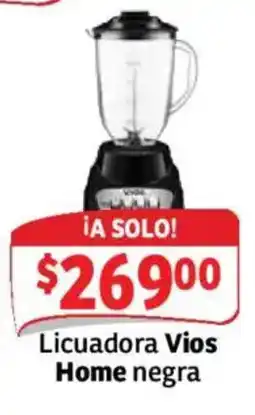 Soriana Mercado Licuadora Vios Home negra oferta