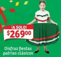 Soriana Mercado Disfraz fiestas patrias clásicos oferta