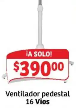 Soriana Mercado Ventilador pedestal 16 Vios oferta