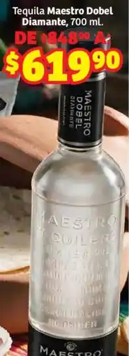 Soriana Híper Tequila Maestro Dobel Diamante oferta