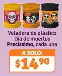 Soriana Híper Veladora de plástico Día de muertos oferta