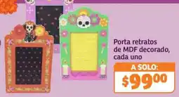 Soriana Híper Porta retratos de MDF decorado oferta
