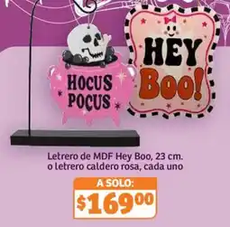 Soriana Híper Hey Boo oferta