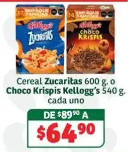 Soriana Híper Kellogg's Zucaritas Choco Krispis oferta