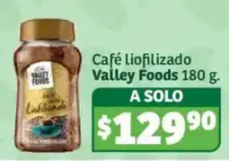 Soriana Híper Valley Foods Café liofilizado oferta