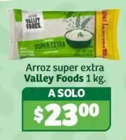 Soriana Híper Valley Foods Arroz super extra oferta