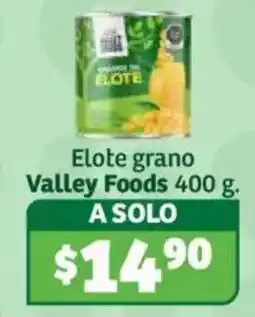 Soriana Híper Valley Foods Elote grano oferta
