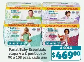 Baby Essentials pañal etapa 4 a 7