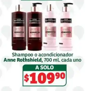 Anne Rothshield shampoo o acondicionador
