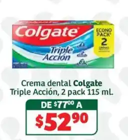 Soriana Híper Colgate Crema dental Triple Acción oferta