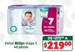 Soriana Híper Bb tips Pañal etapa 7 oferta