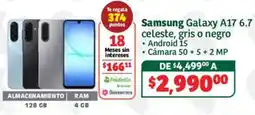 Soriana Híper Samsung Galaxy A17 6.7 oferta