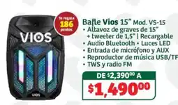 Soriana Híper Vios Bafle 15" Mod. VS-15 oferta