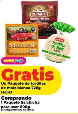 HEB Chimex Salchicha para asar oferta