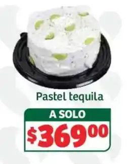 Soriana Híper Pastel tequila oferta