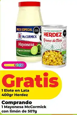 HEB McCormick Mayonesa con limón oferta