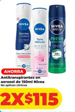 HEB Nivea Antitranspirantes oferta