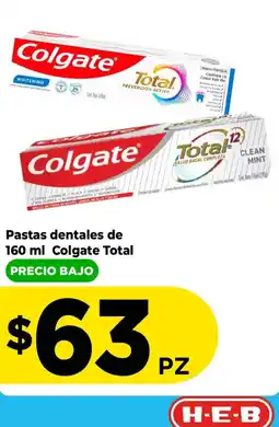 HEB Colgate Total oferta