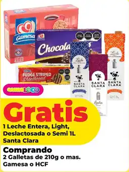 HEB Santa Clara Leche Entera, Light, Deslactosada o Semi 1L oferta