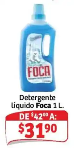 Soriana Mercado Foca detergente liquido oferta