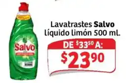 Soriana Mercado Salvo lavatrastes líquido limón oferta