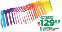 Super Gutiérrez Tira FESTÓN colores oferta