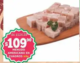 Super Gutiérrez menudo americano en cuadros oferta