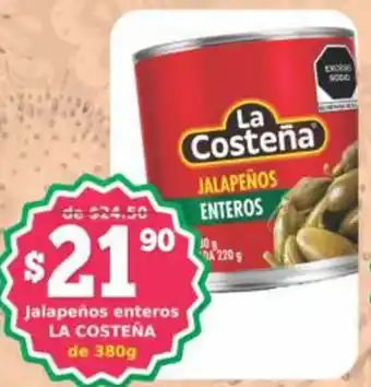 Super Gutiérrez La Costeña jalapeños enteros oferta