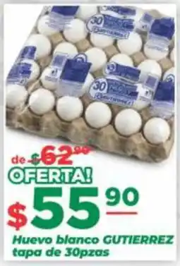 Super Gutiérrez Huevo blanco GUTIERREZ oferta