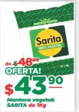 Super Gutiérrez sarita manteca vegetal oferta