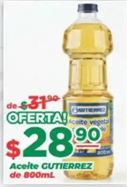 Super Gutiérrez Aceite Gutierrez oferta