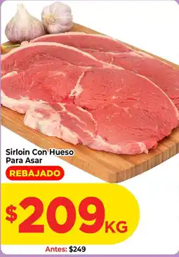 HEB Sirloin Con Hueso Para Asar oferta