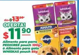 Super Gutiérrez Pedigree para perro Whiskas para gato oferta